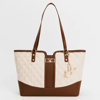 PLAYBOY - 托特包 Refined系列 - 米白色 歷史價格詳細信息