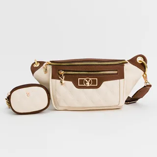 【PLAYBOY】腰包 Refined系列(米白色) 歷史價格詳細信息