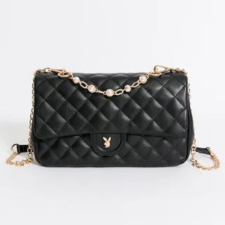 PLAYBOY - 翻蓋斜背包 Noble系列 - 藍色 歷史價格詳細信息