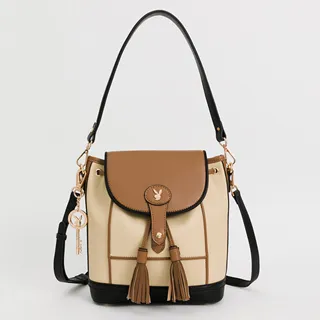 【PLAYBOY】水桶包附長背帶  Micky and Bunny系列(黑色) 歷史價格詳細信息