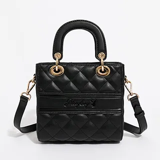 PLAYBOY -  手提包附長背帶 小南法系列 - 米白色 歷史價格詳細信息