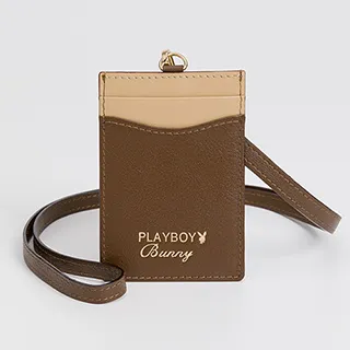 【PLAYBOY】證件套附頸掛繩與手挽帶 BALLERINA芭蕾兔系列(杏色) 歷史價格詳細信息