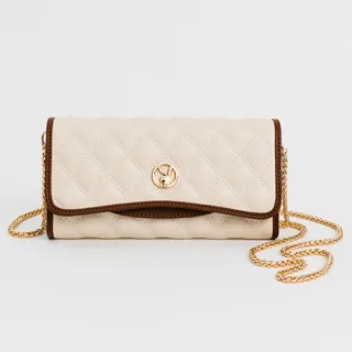 PLAYBOY - 薄長夾 Oat milk 燕麥奶兔兔系列 - 卡其色 歷史價格詳細信息