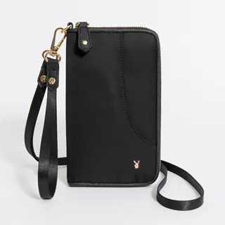 【PLAYBOY】護照夾附手挽帶  Micky and Bunny系列(黑色) 歷史價格詳細信息