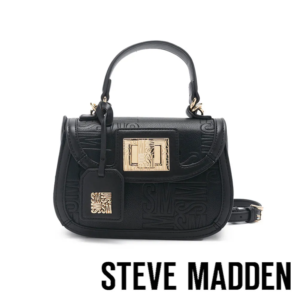 【STEVE MADDEN】BEMELN-E 皮革壓紋翻蓋手提/斜背包(棕色) 歷史價格詳細信息