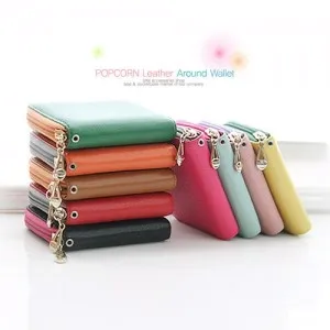 真皮女生短夾/拉鍊長夾-拉鍊零錢袋/RFID防盜-多款任選 歷史價格詳細信息