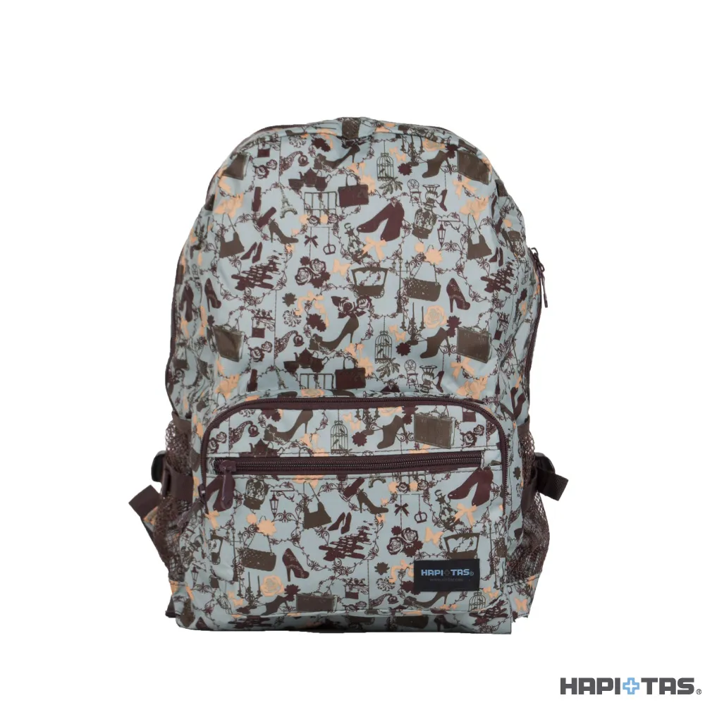 HAPITAS HAP0092 日本 防盜防潑水摺疊後背包-288 粉紅馬戲團 歷史價格詳細信息