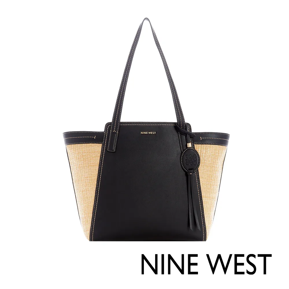 NINE WEST JENAE 麥稈拼接小托特/斜背包-焦糖棕(130775) 歷史價格詳細信息