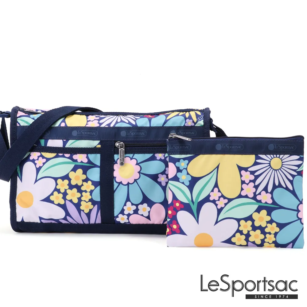 LeSportsac - Standard 雙口袋A4大書包-附化妝包 (極簡黑) 7507PB R086 歷史價格詳細信息
