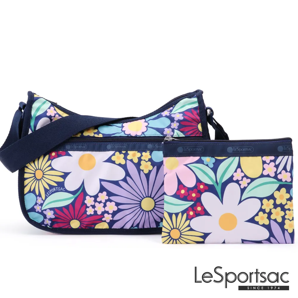 LeSportsac - Standard 側背水餃包/流浪包 (極簡黑) 7520P R086 歷史價格詳細信息