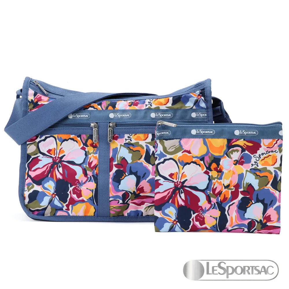 LeSportsac - Standard 雙口袋A4大書包-附化妝包 (極簡黑) 7507PB R086 歷史價格詳細信息