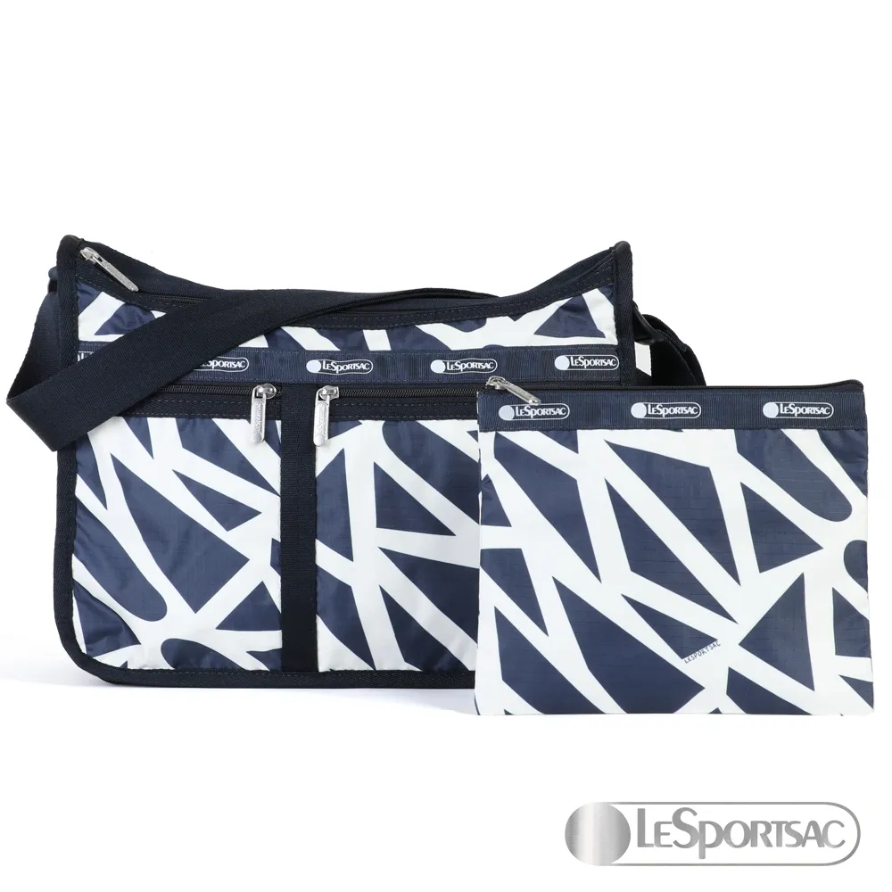 LeSportsac - Standard 雙口袋A4大書包-附化妝包 (極簡黑) 7507PB R086 歷史價格詳細信息