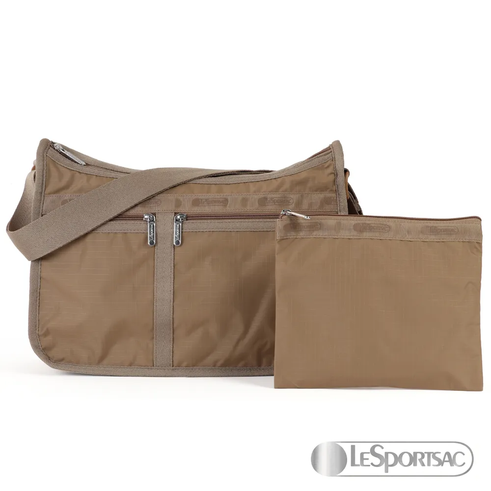 LeSportsac - Standard 雙口袋A4大書包-附化妝包 (極簡黑) 7507PB R086 歷史價格詳細信息