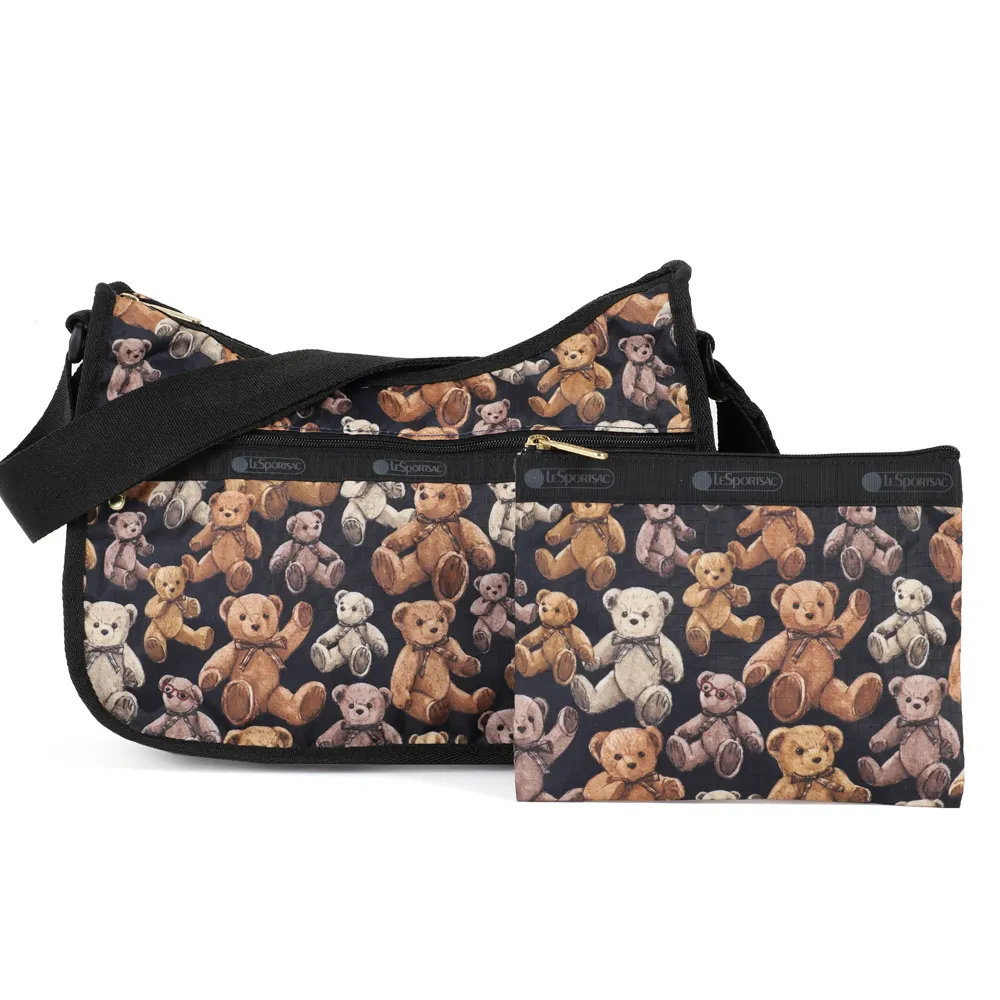 LeSportsac - Standard 側背水餃包/流浪包 (極簡黑) 7520P R086 歷史價格詳細信息