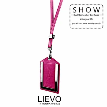 【LIEVO】天然小羊皮名片夾-情人節禮盒(率性黑+桃紅) 歷史價格詳細信息