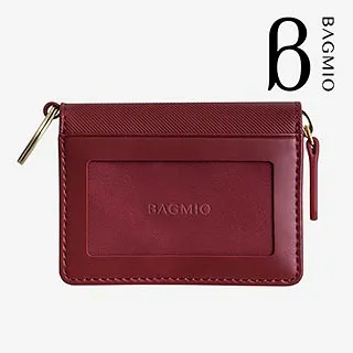 BAGMIO 牛皮雙卡證件套 -灰 (附織帶/膠片視窗) 歷史價格詳細信息
