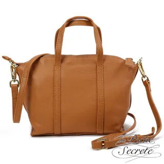 La Poche Secrete側背包 簡約真皮雙拉鍊織帶2WAY側斜背相機包-楓紅橘 歷史價格詳細信息