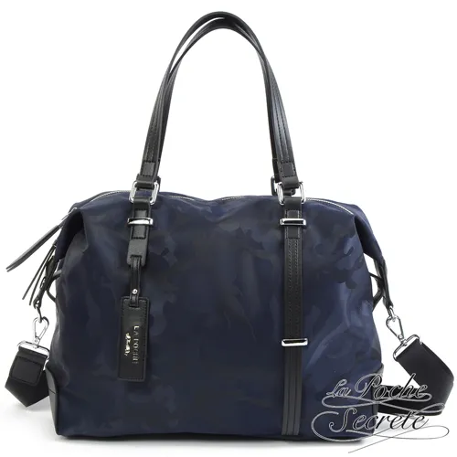 La Poche Secrete後背包 輕盈時尚真皮尼龍2WAY後背包-百搭黑 歷史價格詳細信息