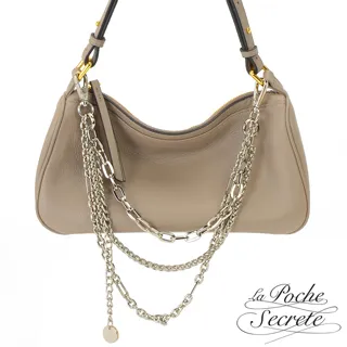 La Poche Secrete後背包 輕盈時尚真皮尼龍2WAY後背包-百搭黑 歷史價格詳細信息