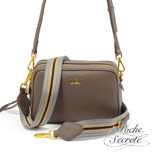La Poche Secrete後背包 輕盈時尚真皮尼龍2WAY後背包-百搭黑 歷史價格詳細信息
