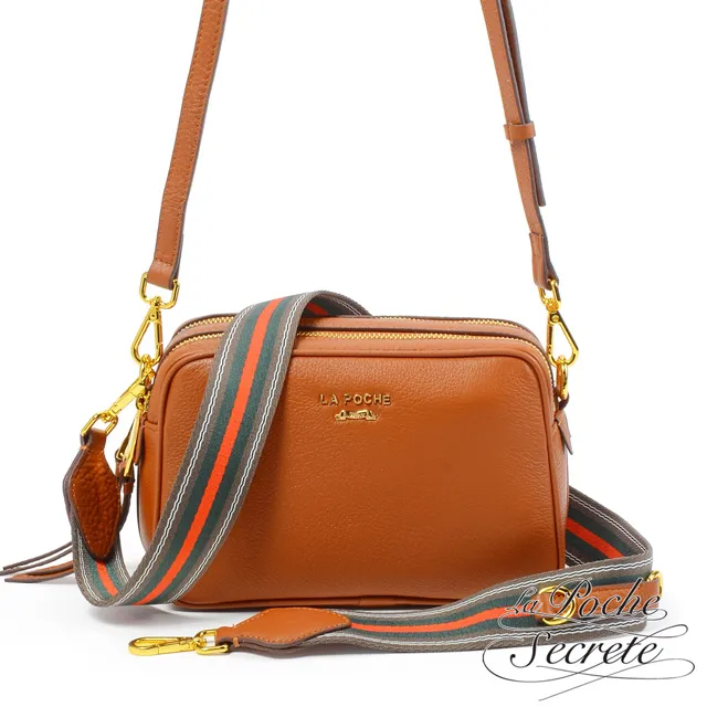 La Poche Secrete後背包 輕盈時尚真皮尼龍2WAY後背包-百搭黑 歷史價格詳細信息