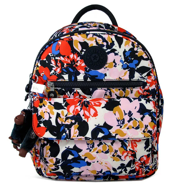 KIPLING 彩色豹紋圖樣抓皺斜背包 歷史價格詳細信息