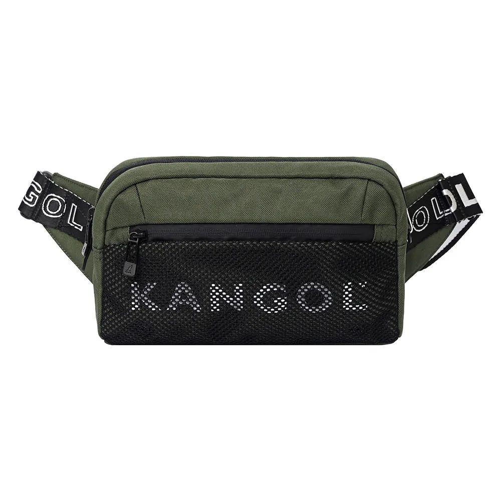 KANGOL 腰包大容量腰背斜側背主袋+外袋共三層進口防水尼龍布材質 歷史價格詳細信息