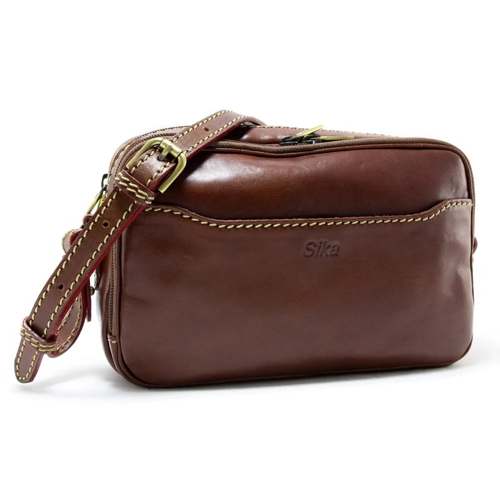 Sika - 義大利時尚真皮雙蓋中夾A8205-02深咖啡 歷史價格詳細信息