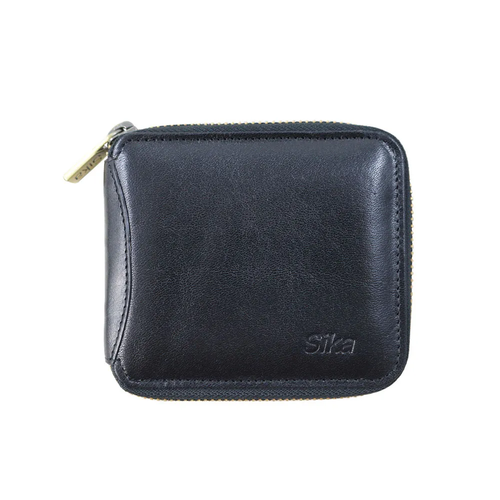 Sika牛皮荔枝壓紋休閒包L6188-03質感黑 歷史價格詳細信息