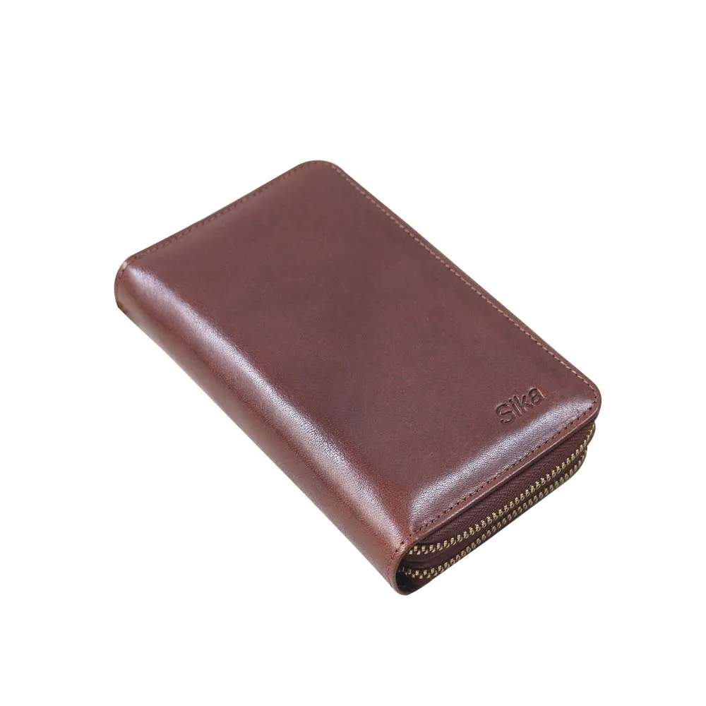 Sika牛皮荔枝壓紋休閒包L6188-03質感黑 歷史價格詳細信息