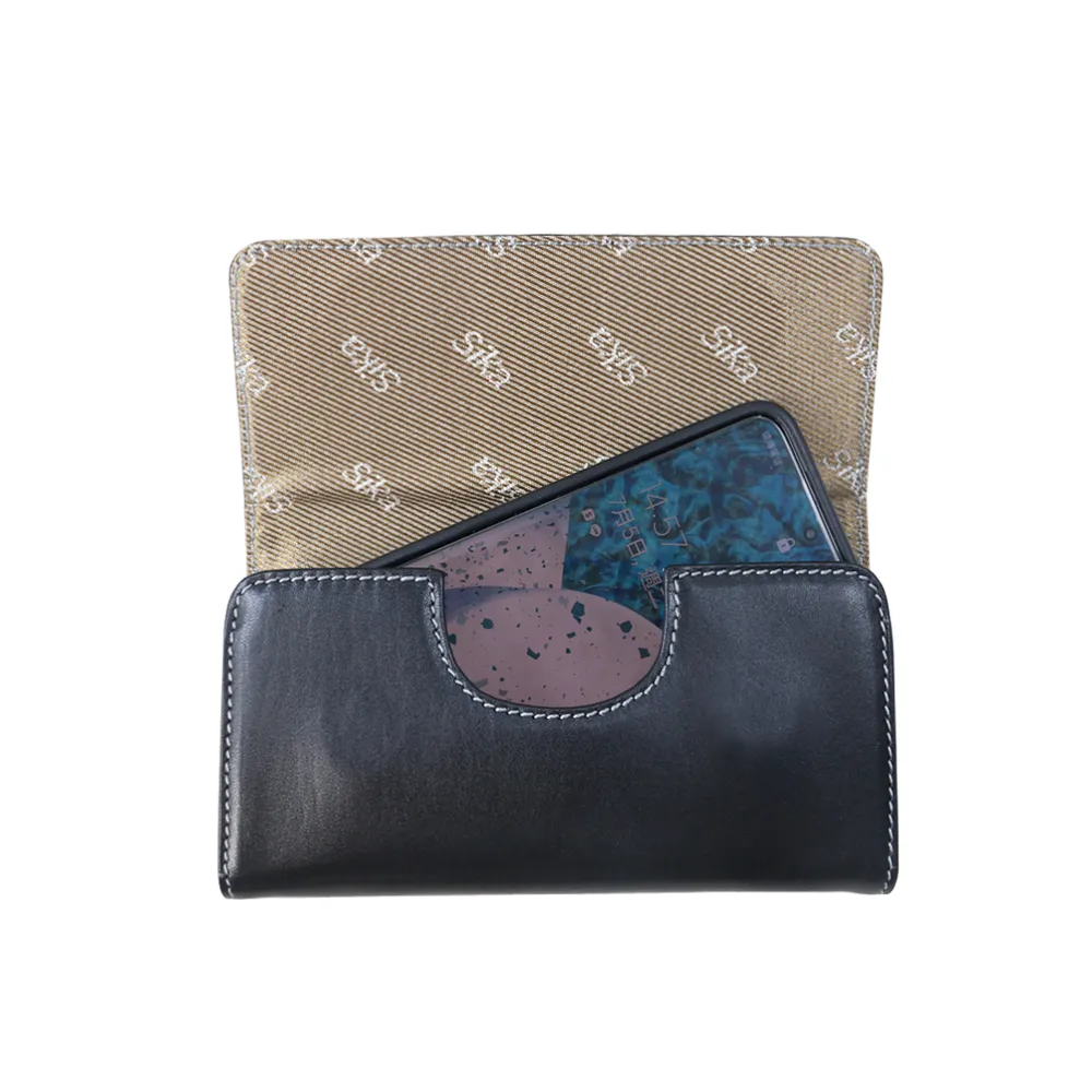 Sika牛皮荔枝壓紋休閒包L6188-03質感黑 歷史價格詳細信息