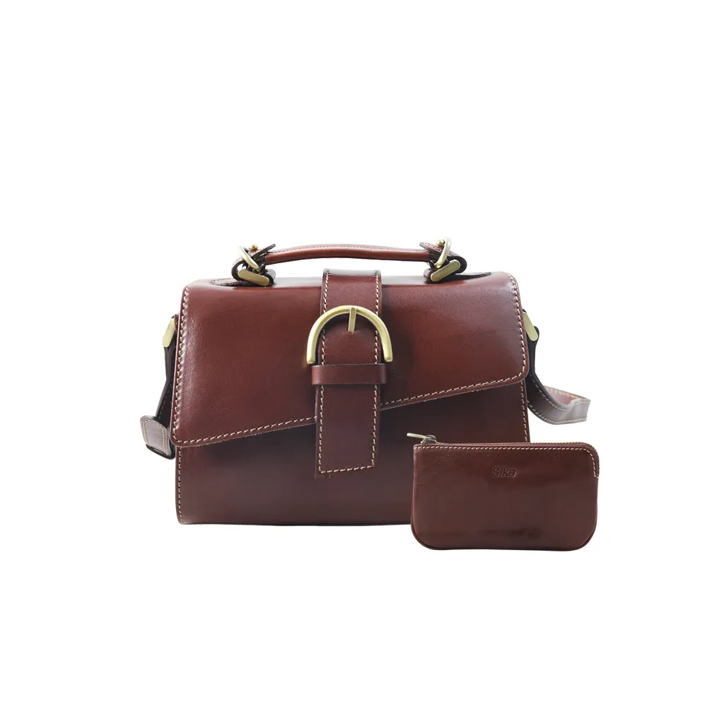 Sika 真皮100%義大利牛皮／男用皮夾／6卡片/雙層夾層 (淺咖啡色-A8253-01)【威奇包仔通】 歷史價格詳細信息