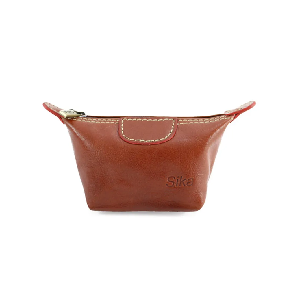 Sika義大利時尚真皮經典水餃零錢包A8290-03質感黑 歷史價格詳細信息