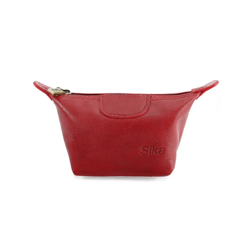 Sika義大利時尚真皮經典水餃零錢包A8290-03質感黑 歷史價格詳細信息