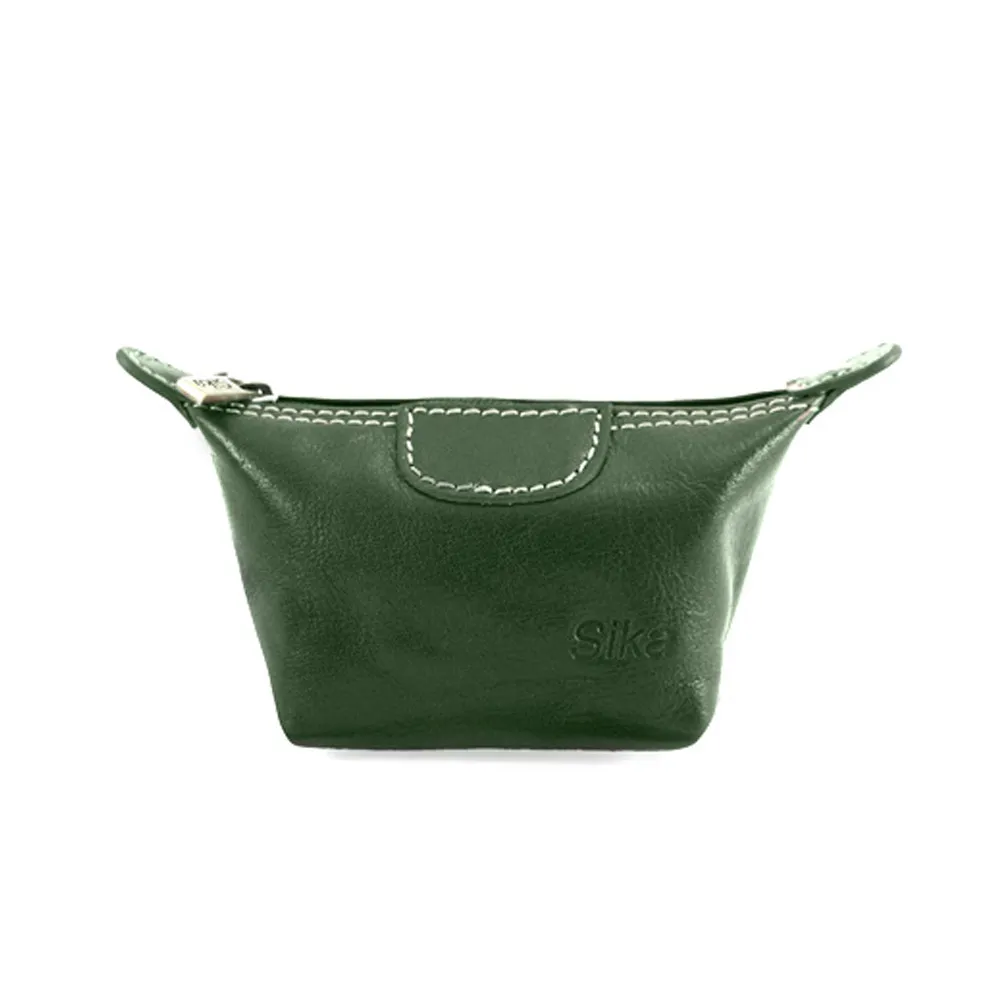 Sika義大利時尚真皮經典水餃零錢包A8290-03質感黑 歷史價格詳細信息