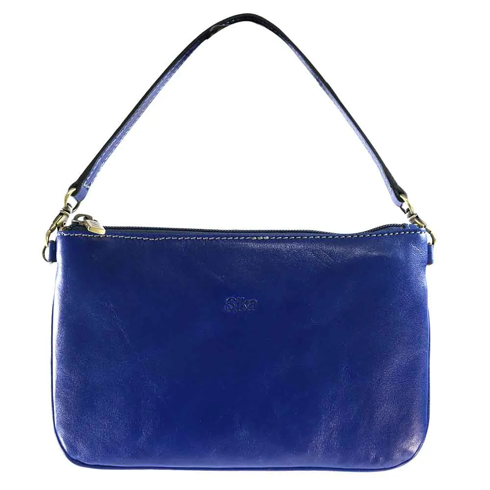 Sika-義大利真皮迷你側肩背包A8234-08-深墨綠(背帶可拆換) 歷史價格詳細信息