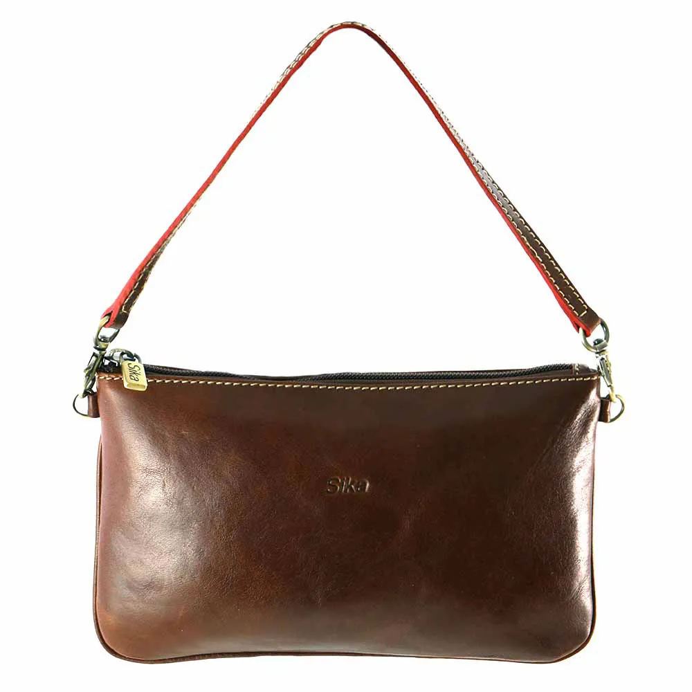 Sika-義大利真皮迷你側肩背包A8234-08-深墨綠(背帶可拆換) 歷史價格詳細信息