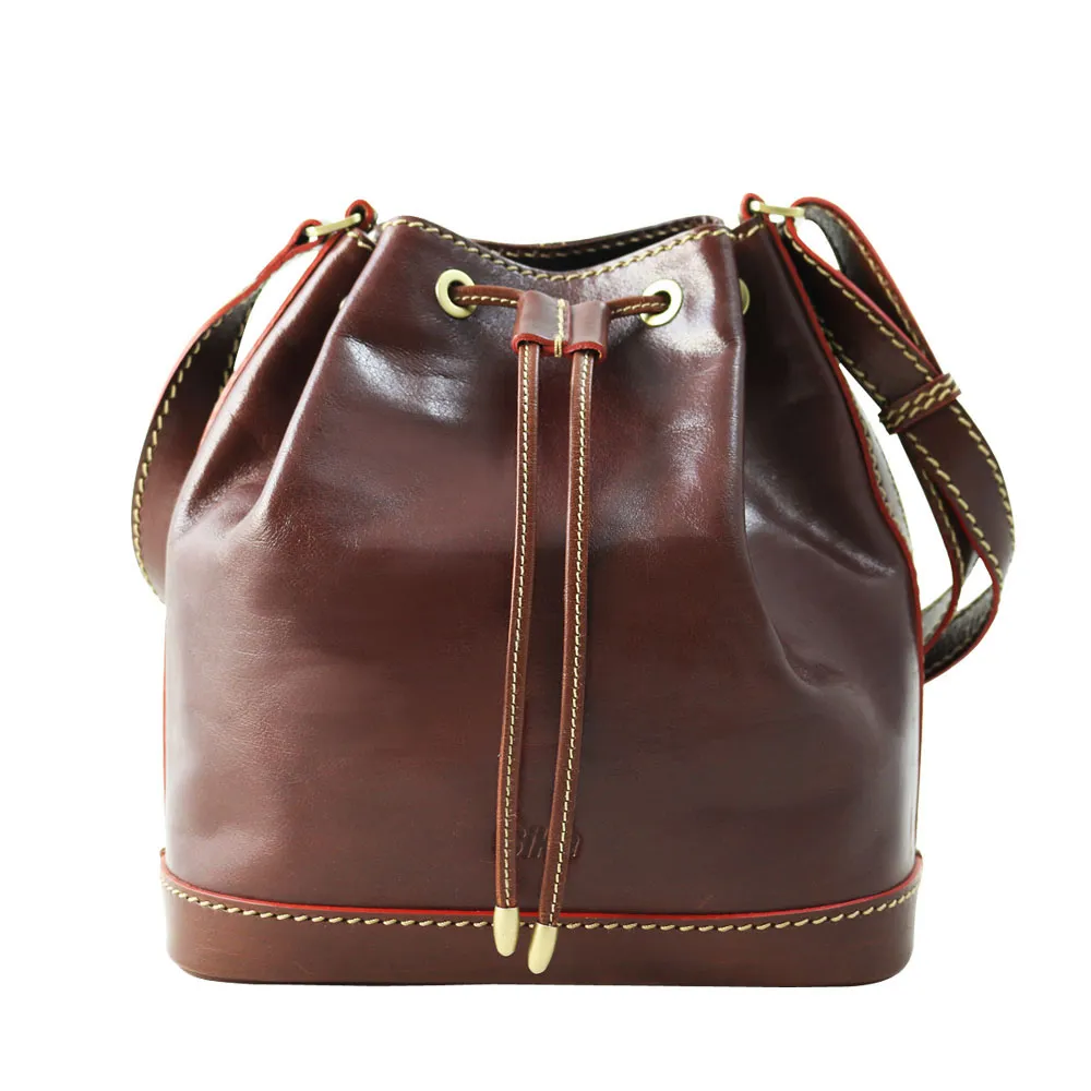 SIKA義大利牛皮風潮肩背包M6064A-01原味褐 歷史價格詳細信息