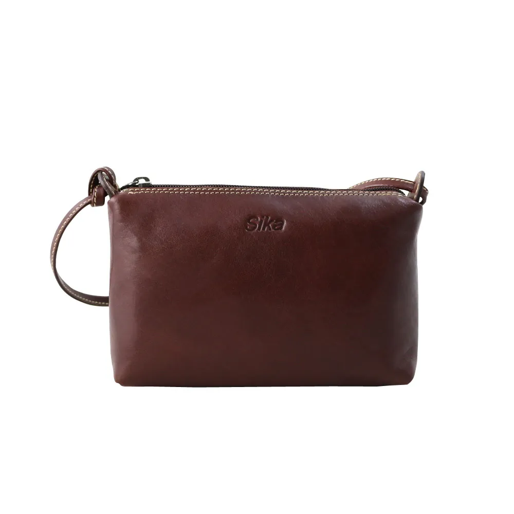 Sika義大利牛皮肩背包-M6058-08深墨綠 歷史價格詳細信息