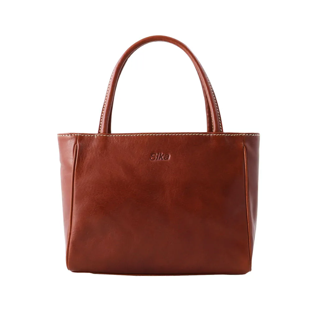 SIKA義大利牛皮風潮肩背包M6064A-01原味褐 歷史價格詳細信息