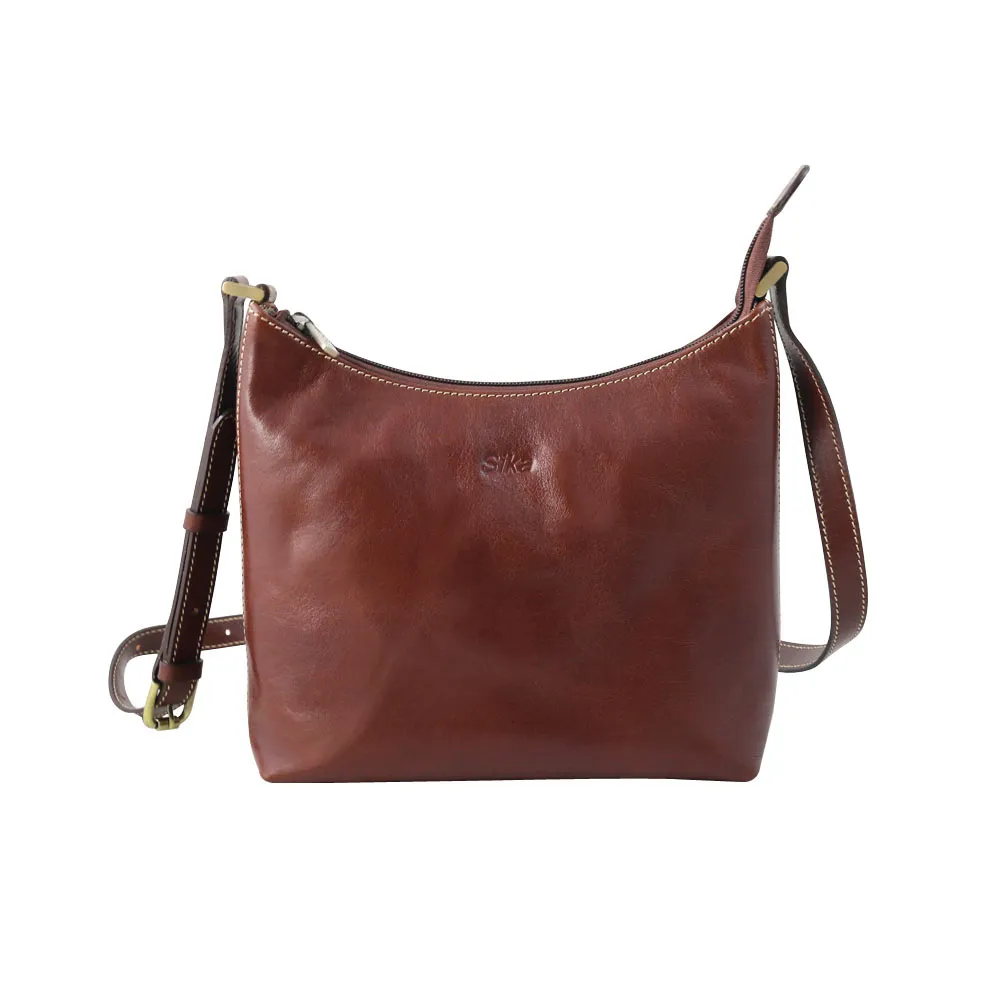 Sika義大利牛皮肩背包-M6058-08深墨綠 歷史價格詳細信息