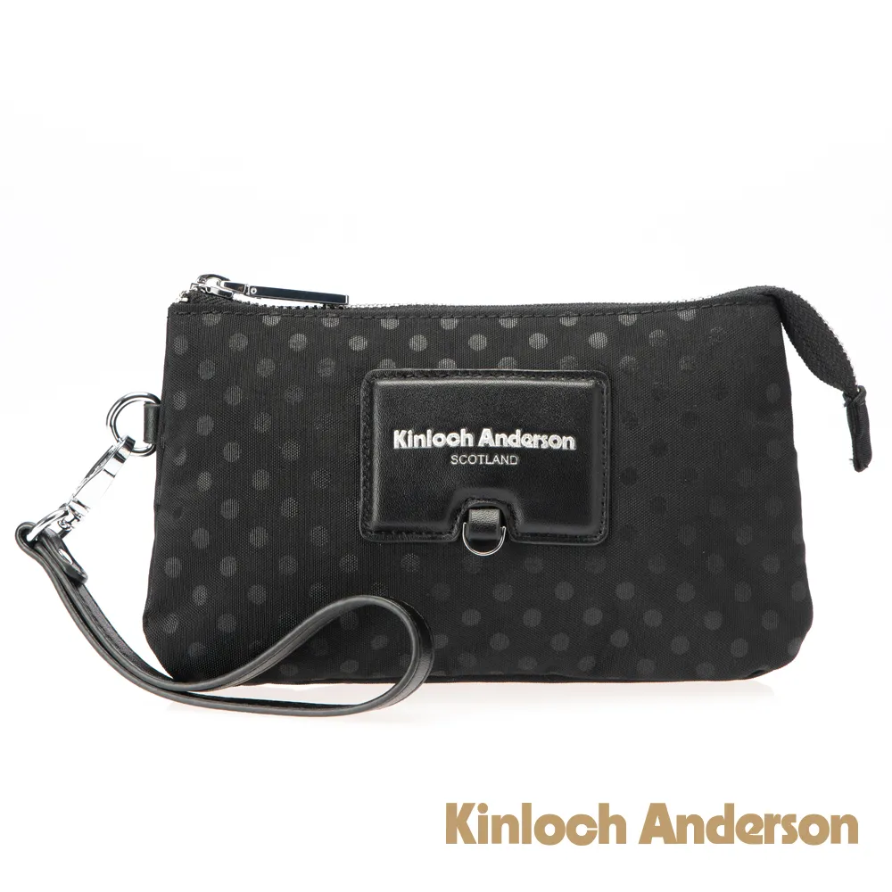 【金安德森】波點 雙層拉鍊收納包-黑色 歷史價格詳細信息