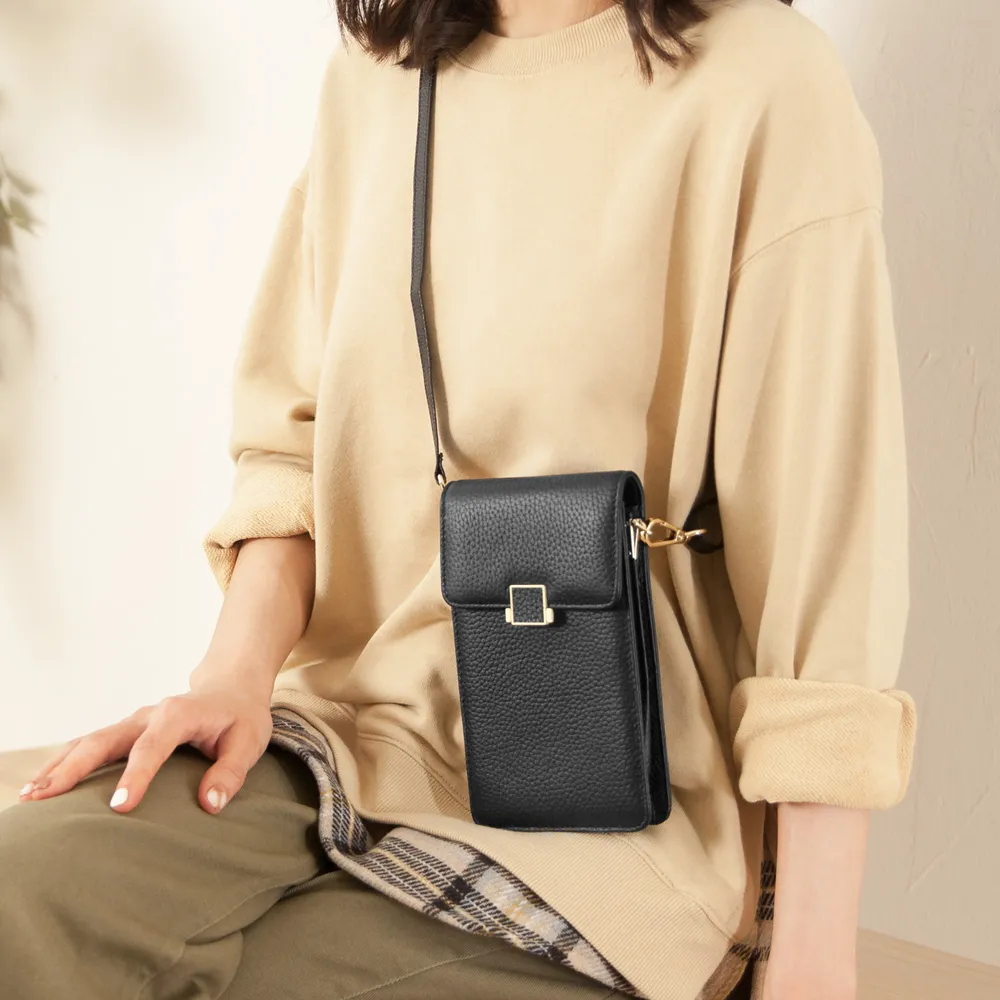 CHENSON真皮13卡超薄2.0典雅長夾皮夾手機包 豆沙紫(W28110-U) 歷史價格詳細信息