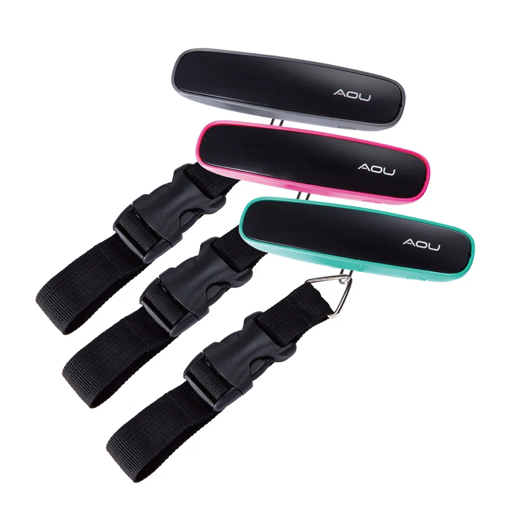 AOU微笑旅行 多功能日本YKK扣具行李秤時尚多彩設計(桃)66-026 歷史價格詳細信息