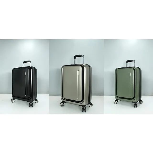 Eason 20吋行李箱前開拉鍊360度飛機輪固定密碼鎖PC+ABS材質 歷史價格詳細信息