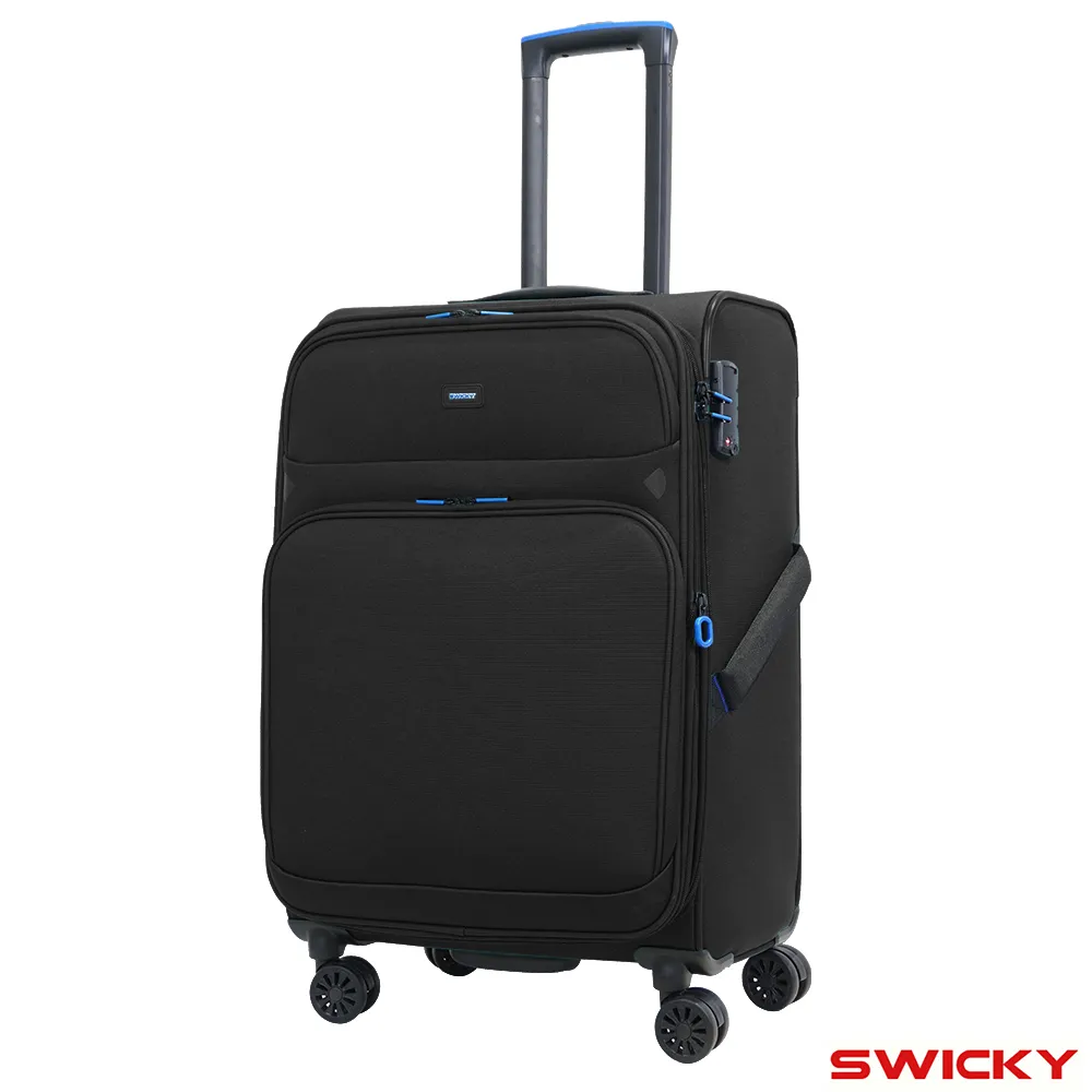 【SWICKY】24吋復刻都會系列旅行箱/布面行李箱/布箱(黑) 歷史價格詳細信息
