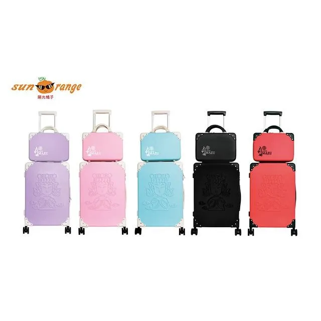 LIAn 14吋化妝箱媽祖防撞角硬殼耐摔磨手提可另搭配箱組合 歷史價格詳細信息