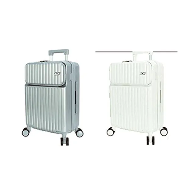 Eason 20吋行李箱前開拉鍊360度飛機輪固定密碼鎖PC+ABS材質 歷史價格詳細信息