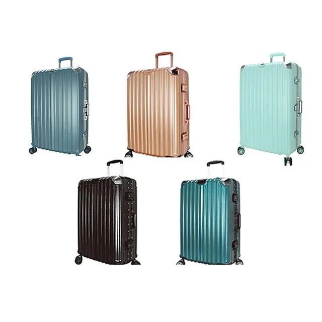 Eason 20寸旅行防盜鋁框PC材質雙海關鎖硬殼箱360度旋轉耐摔撞鋁合金拉桿 歷史價格詳細信息