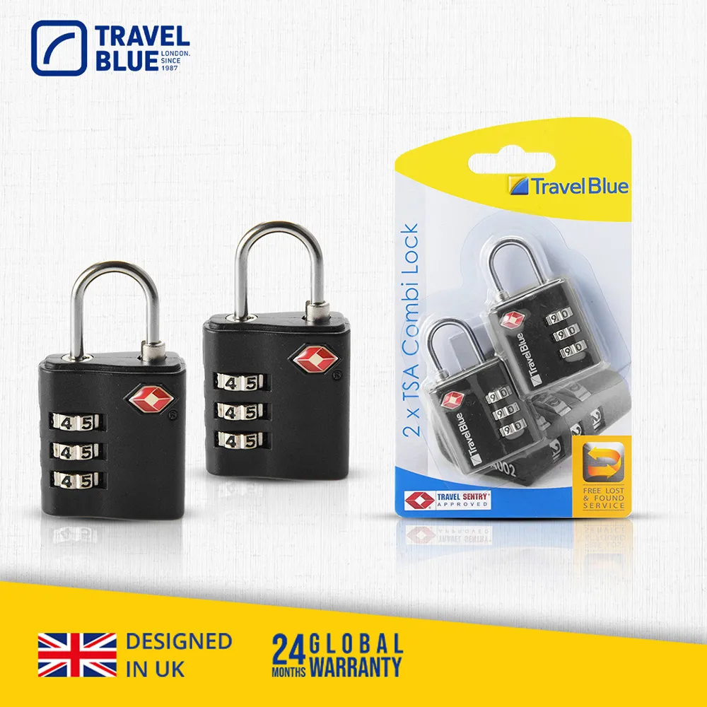 【Travel Blue 藍旅 】TSA美國海關密碼鎖 二入組 旅行配件 海關鎖 三色任選(全球保固24個月) 歷史價格詳細信息